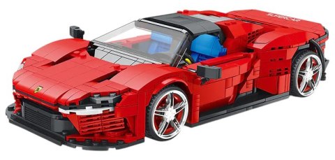 Zestaw Klocków Auto Sportowe Czerwone 1168el. Zestaw Klocków Auto Sportowe Czerwone 1168el.