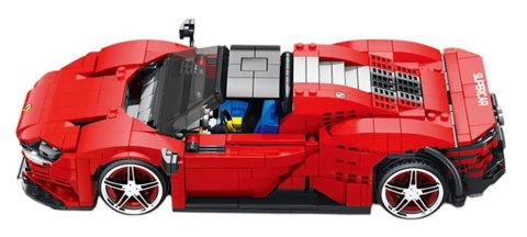 Zestaw Klocków Auto Sportowe Czerwone 1168el. Zestaw Klocków Auto Sportowe Czerwone 1168el.