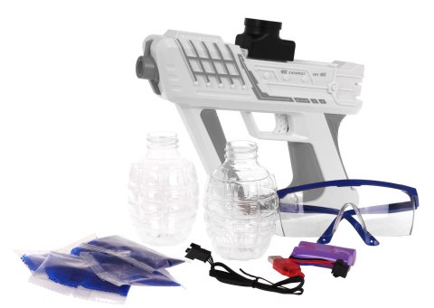 Pistolet GEL BLASTER Szary + Akcesoria Pistolet GEL BLASTER Szary + Akcesoria