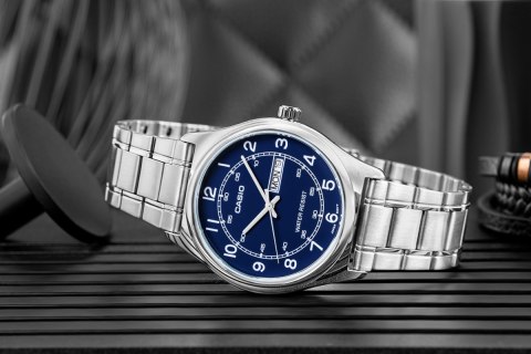 Zegarek Męski CASIO MTP-V006D-2BUDF + BOX Zegarek Męski CASIO MTP-V006D-2BUDF + BOX