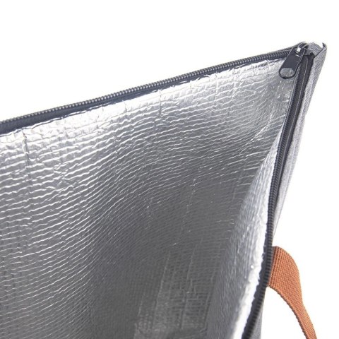 Torba Termiczna Shopper Szara Solidna Wytrzymała ORION 44 x 11 x 35 cm Torba Termiczna Shopper Szara Solidna Wytrzymała ORION 44 x 11 x 35 cm