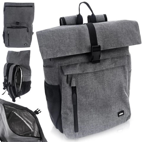 Torba termiczna plecak szara 15 l Torba termiczna plecak szara 15 l