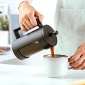 Zaparzacz do Kawy Herbaty Ziół Tłokowy Szklany Dzbanek Czarny NAVA 350 ml