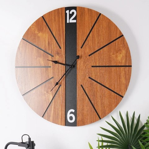 Zegar ścienny brązowy 60 cm Zegar ścienny brązowy 60 cm