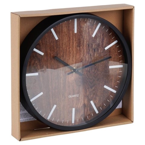 Zegar ścienny czarny 29,5 cm Zegar ścienny czarny 29,5 cm