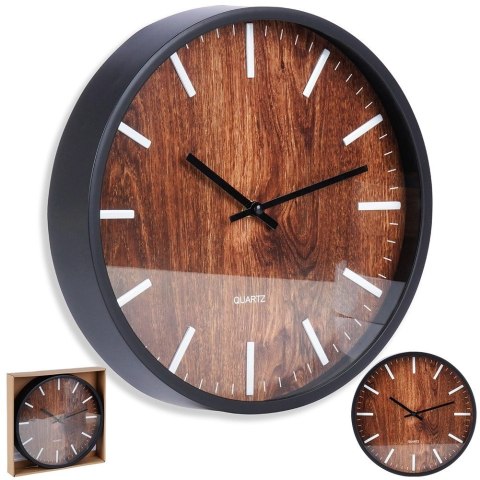Zegar ścienny czarny 29,5 cm Zegar ścienny czarny 29,5 cm