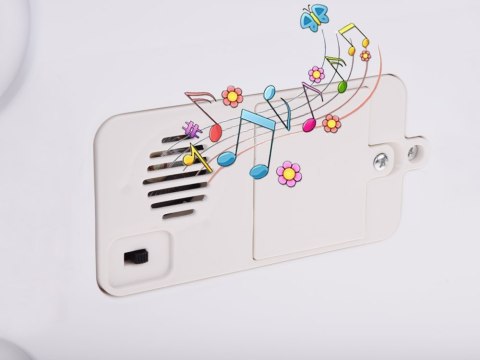 Czerwony TRAMPEK Elo :) - JEŹDZIK but Super-obrotowy + muzyka SP0813