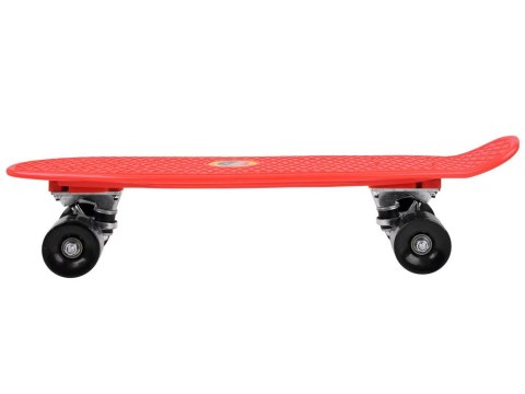 Deskorolka FISZKA dla dzieci do 50kg CZERWONA SP0575