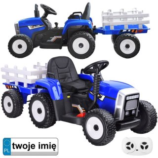 Traktor z przyczepą na akumulator + pilot PA0242
