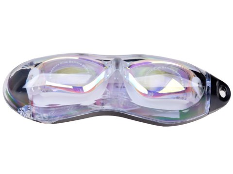 ZESTAW Okulary do pływania UV ANTI-FOG + zatyczki do uczu i nosa SP0792 BI