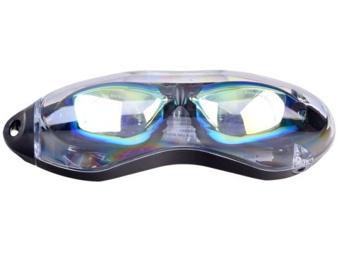 ZESTAW Okulary do pływania UV ANTI-FOG + zatyczki do uczu i nosa SP0792 ZL