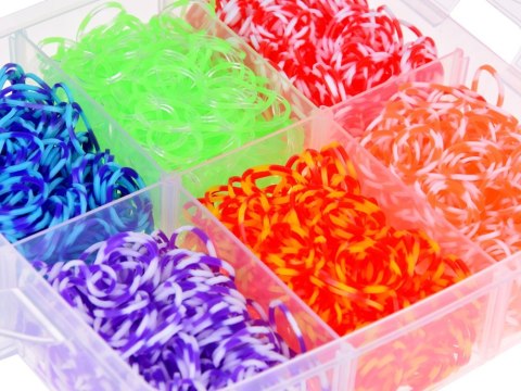 Zestaw Magiczne Gumki Koraliki do robienia bransoletek 4500szt ZA5299