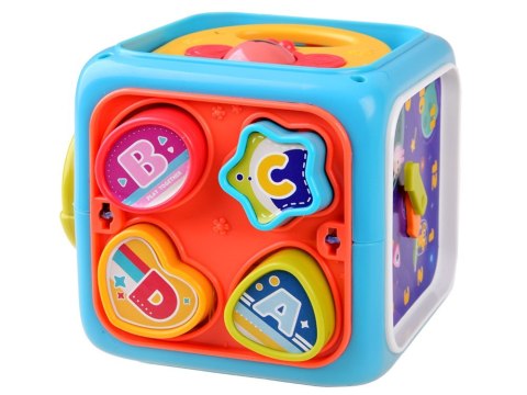 Kostka interaktywna edukacyjna pianinko przeplatanka sorter ZA4275 NI