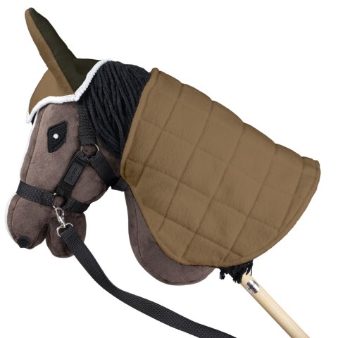 Derka dwustronna i nauszniki Skippi dla Hobby Horse - beż i oliwka Derka dwustronna i nauszniki Skippi dla Hobby Horse - beż i oliwka