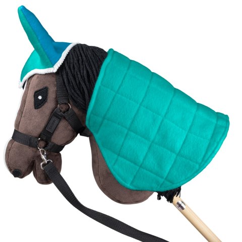 Derka dwustronna i nauszniki Skippi dla Hobby Horse - mięta i niebieski Derka dwustronna i nauszniki Skippi dla Hobby Horse - mięta i niebieski