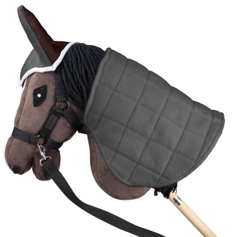 Derka dwustronna i nauszniki Skippi dla Hobby Horse - szary i brąz Derka dwustronna i nauszniki Skippi dla Hobby Horse - szary i brąz