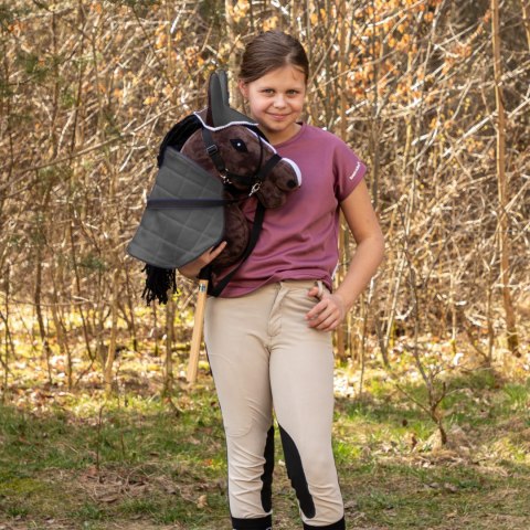 Derka dwustronna i nauszniki Skippi dla Hobby Horse - szary i brąz Derka dwustronna i nauszniki Skippi dla Hobby Horse - szary i brąz