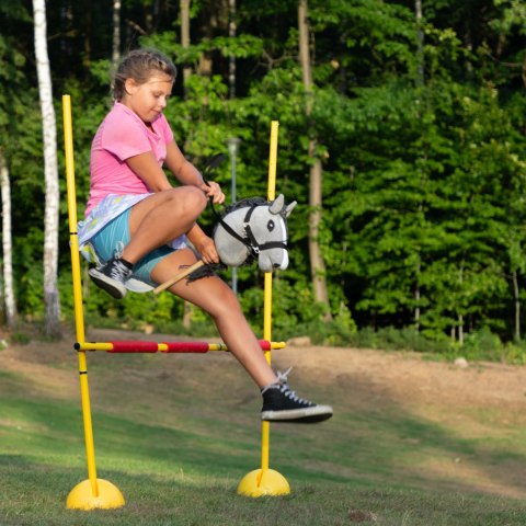 Hobby Horse Skippi - mały koń na kiju - Szary A5 - ręcznie robiony w Polsce Hobby Horse Skippi - mały koń na kiju - Szary A5 - ręcznie robiony w Polsce