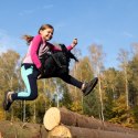 Hobby horse koń na patyku kiju dla dziecka duży A3