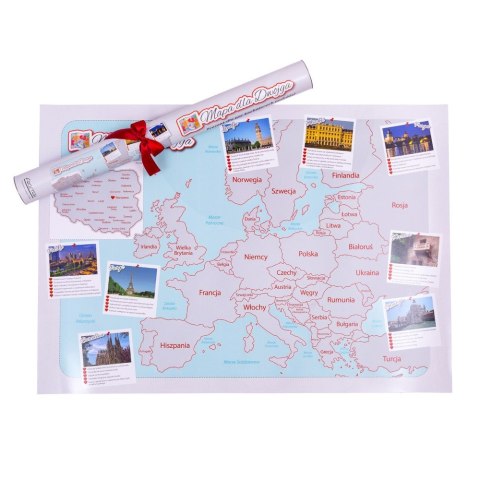 Mapa Zdrapka dla Dwojga Pary plakat Europa w tubie Mapa Zdrapka dla Dwojga Pary plakat Europa w tubie