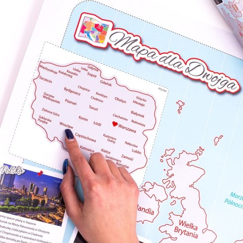 Mapa Zdrapka dla Dwojga Pary plakat Europa w tubie Mapa Zdrapka dla Dwojga Pary plakat Europa w tubie