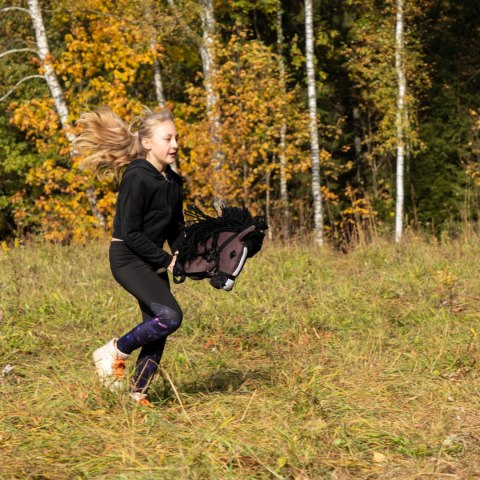 Skippi Hobby Horse z kantarem - gniady - A3 HH - prezent na dzień dziecka Skippi Hobby Horse z kantarem - gniady - A3 HH - prezent na dzień dziecka