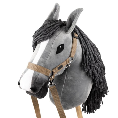Skippi Kantar dla Hobby Horse - wodze, 2 wymienne futerka - beżowy Skippi Kantar dla Hobby Horse - wodze, 2 wymienne futerka - beżowy