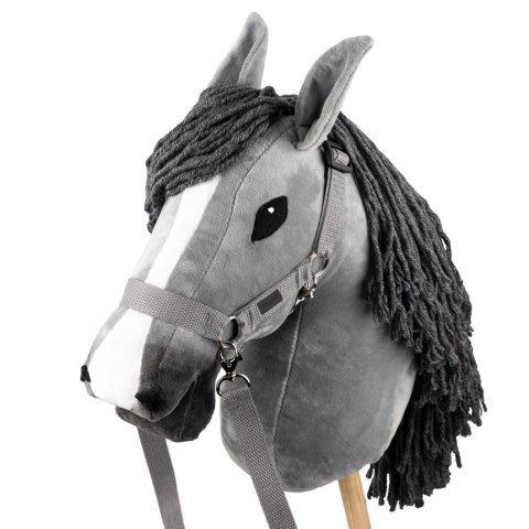 Skippi Kantar dla Hobby Horse - wodze, 2 wymienne futerka - szary Skippi Kantar dla Hobby Horse - wodze, 2 wymienne futerka - szary
