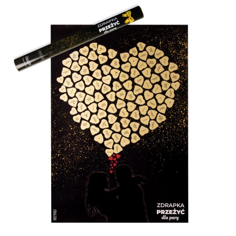 Zdrapka Przeżyć dla Pary plakat bucket list mapa Zdrapka Przeżyć dla Pary plakat bucket list mapa