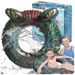 BESTWAY KOŁO DMUCHANE DO PŁYWANIA KÓŁKO PLAŻOWE KROKODYL DUŻE 91 CM