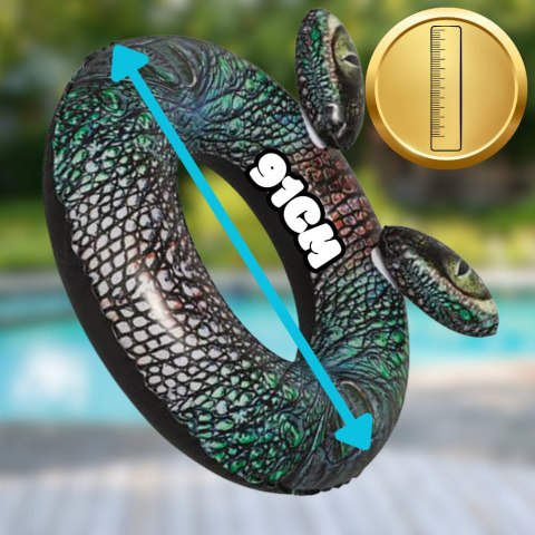 BESTWAY KOŁO DMUCHANE DO PŁYWANIA KÓŁKO PLAŻOWE KROKODYL DUŻE 91 CM BESTWAY KOŁO DMUCHANE DO PŁYWANIA KÓŁKO PLAŻOWE KROKODYL DUŻE 91 CM