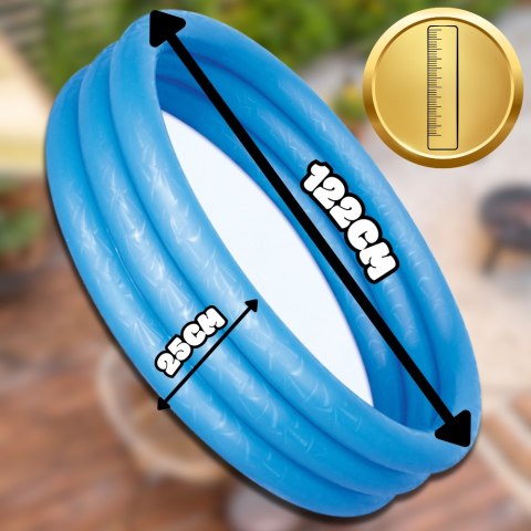 DMUCHANY BASEN BASENIK BRODZIK DLA DZIECI NIEBIESKI 122 CM X 25 CM BESTWAY DMUCHANY BASEN BASENIK BRODZIK DLA DZIECI NIEBIESKI 122 CM X 25 CM BESTWAY