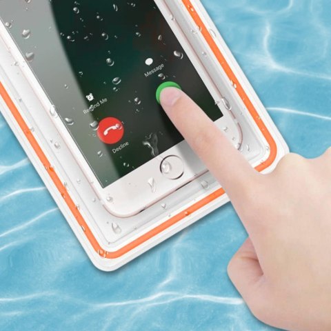 ETUI WODOODPORNE WODOSZCZELNE CASE NA TELEFON FLUORESCENCYJNE POMARAŃCZ ETUI WODOODPORNE WODOSZCZELNE CASE NA TELEFON FLUORESCENCYJNE POMARAŃCZ