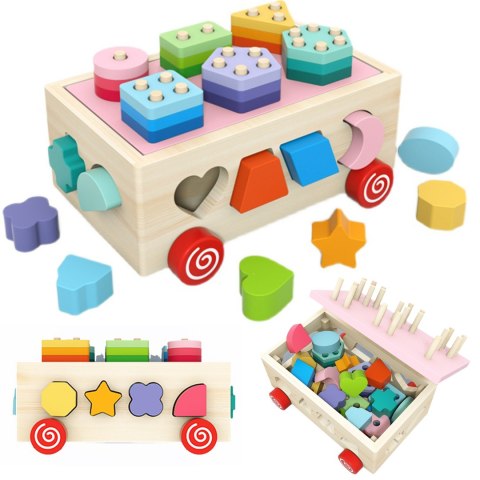 DREWNIANY SORTER KLOCKI Z KÓŁKAMI JHTOY-550 DREWNIANY SORTER KLOCKI Z KÓŁKAMI JHTOY-550