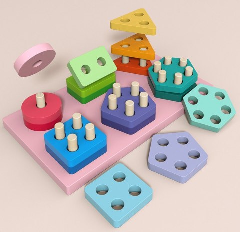 DREWNIANY SORTER KLOCKI Z KÓŁKAMI JHTOY-550 DREWNIANY SORTER KLOCKI Z KÓŁKAMI JHTOY-550