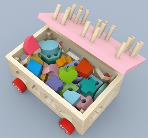 DREWNIANY SORTER KLOCKI Z KÓŁKAMI JHTOY-550 DREWNIANY SORTER KLOCKI Z KÓŁKAMI JHTOY-550