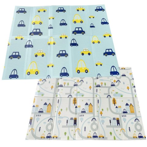 MATA PIANKOWA EDUKACYJNA SKŁADANA DUŻA 150x200cm AUTKA ULICE MATA PIANKOWA EDUKACYJNA SKŁADANA DUŻA 150x200cm AUTKA ULICE