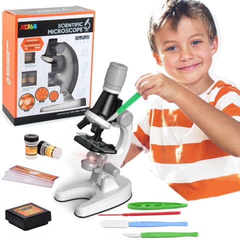 Mikroskop dla dzieci LED Zestaw Edukacyjny 1200x Mikroskop dla dzieci LED Zestaw Edukacyjny 1200x