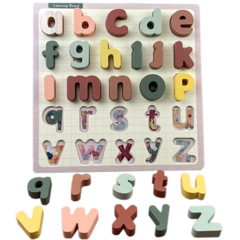 PUZZLE DREWNIANE EDUKACYJNE ALFABET ZKB-2053 PUZZLE DREWNIANE EDUKACYJNE ALFABET ZKB-2053
