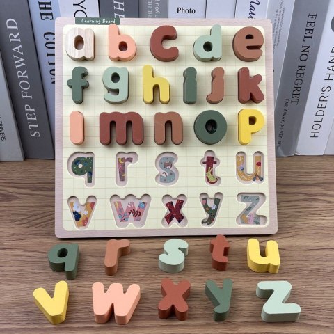PUZZLE DREWNIANE EDUKACYJNE ALFABET ZKB-2053 PUZZLE DREWNIANE EDUKACYJNE ALFABET ZKB-2053