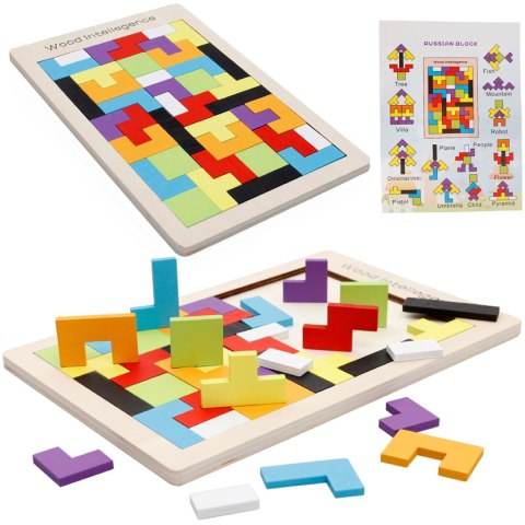 PUZZLE DREWNIANE TETRIS ZKB-815 PUZZLE DREWNIANE TETRIS ZKB-815