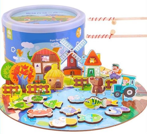 PUZZLE MAGNETYCZNE DO ŁOWIENIA FARMA ZKB-904 PUZZLE MAGNETYCZNE DO ŁOWIENIA FARMA ZKB-904