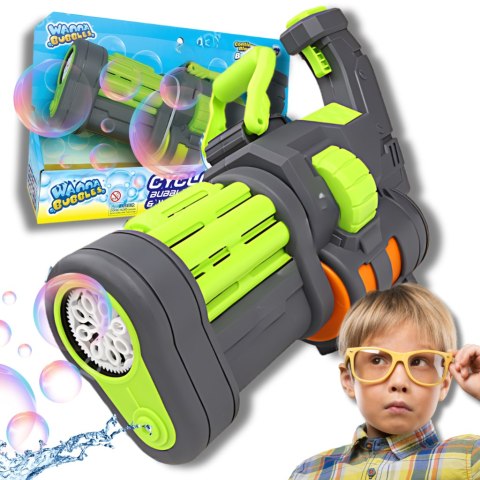 PISTOLET BAZUKA NA BAŃKI I WODĘ ELEKTRYCZNY AUTOMATYCZNY KARABIN WODNY 2W1 ZIELONY SZARY PISTOLET BAZUKA NA BAŃKI I WODĘ ELEKTRYCZNY AUTOMATYCZNY KARABIN WODNY 2W1 ZIELONY SZARY