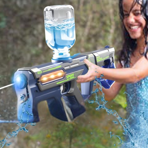 PISTOLET NA WODĘ ELEKTRYCZNY AUTOMATYCZNY KARABIN WODNY 2W1 AKUMULATOR NIEBIESKI PISTOLET NA WODĘ ELEKTRYCZNY AUTOMATYCZNY KARABIN WODNY 2W1 AKUMULATOR NIEBIESKI