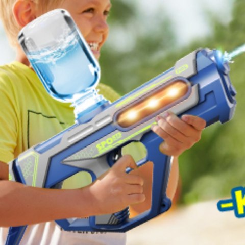 PISTOLET NA WODĘ ELEKTRYCZNY AUTOMATYCZNY KARABIN WODNY 2W1 AKUMULATOR NIEBIESKI PISTOLET NA WODĘ ELEKTRYCZNY AUTOMATYCZNY KARABIN WODNY 2W1 AKUMULATOR NIEBIESKI