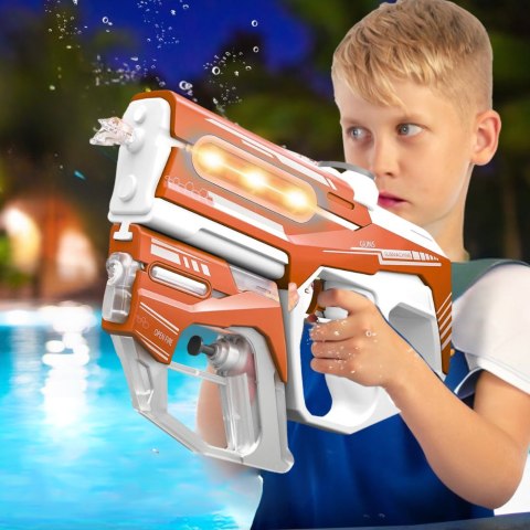 PISTOLET NA WODĘ ELEKTRYCZNY AUTOMATYCZNY KARABIN WODNY 2W1 AKUMULATOR POMARAŃCZOWY PISTOLET NA WODĘ ELEKTRYCZNY AUTOMATYCZNY KARABIN WODNY 2W1 AKUMULATOR POMARAŃCZOWY