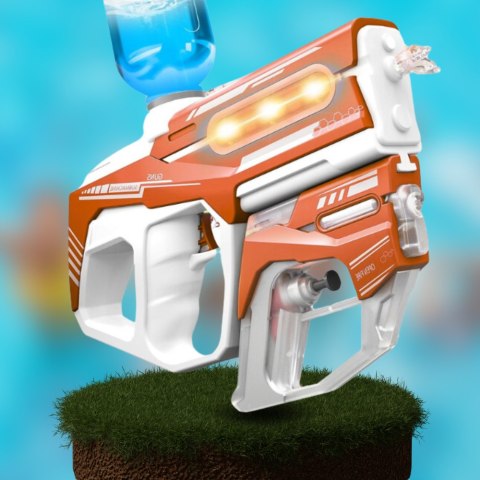 PISTOLET NA WODĘ ELEKTRYCZNY AUTOMATYCZNY KARABIN WODNY 2W1 AKUMULATOR POMARAŃCZOWY PISTOLET NA WODĘ ELEKTRYCZNY AUTOMATYCZNY KARABIN WODNY 2W1 AKUMULATOR POMARAŃCZOWY