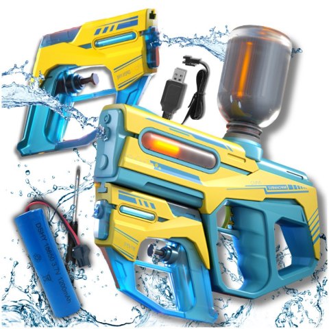 PISTOLET NA WODĘ ELEKTRYCZNY AUTOMATYCZNY KARABIN WODNY 2W1 AKUMULATOR PISTOLET NA WODĘ ELEKTRYCZNY AUTOMATYCZNY KARABIN WODNY 2W1 AKUMULATOR