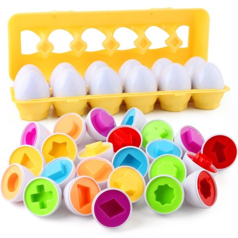 PUZZLE UKŁADANKA MONTESSORI KSZTAŁTY JAJKA SORTER PUZZLE UKŁADANKA MONTESSORI KSZTAŁTY JAJKA SORTER