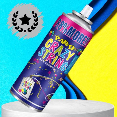 SERPENTYNA KONFETTI W SPRAYU NEON NA URODZINY IMPREZĘ FIOLETOWA 250 ML SERPENTYNA KONFETTI W SPRAYU NEON NA URODZINY IMPREZĘ FIOLETOWA 250 ML